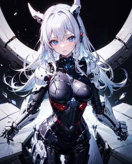 49806-929903042-1girl, solo,,black_theme,mecha musume, mechanical parts, robot joints,headgear,full armor,cowboy shot, large breasts,.png